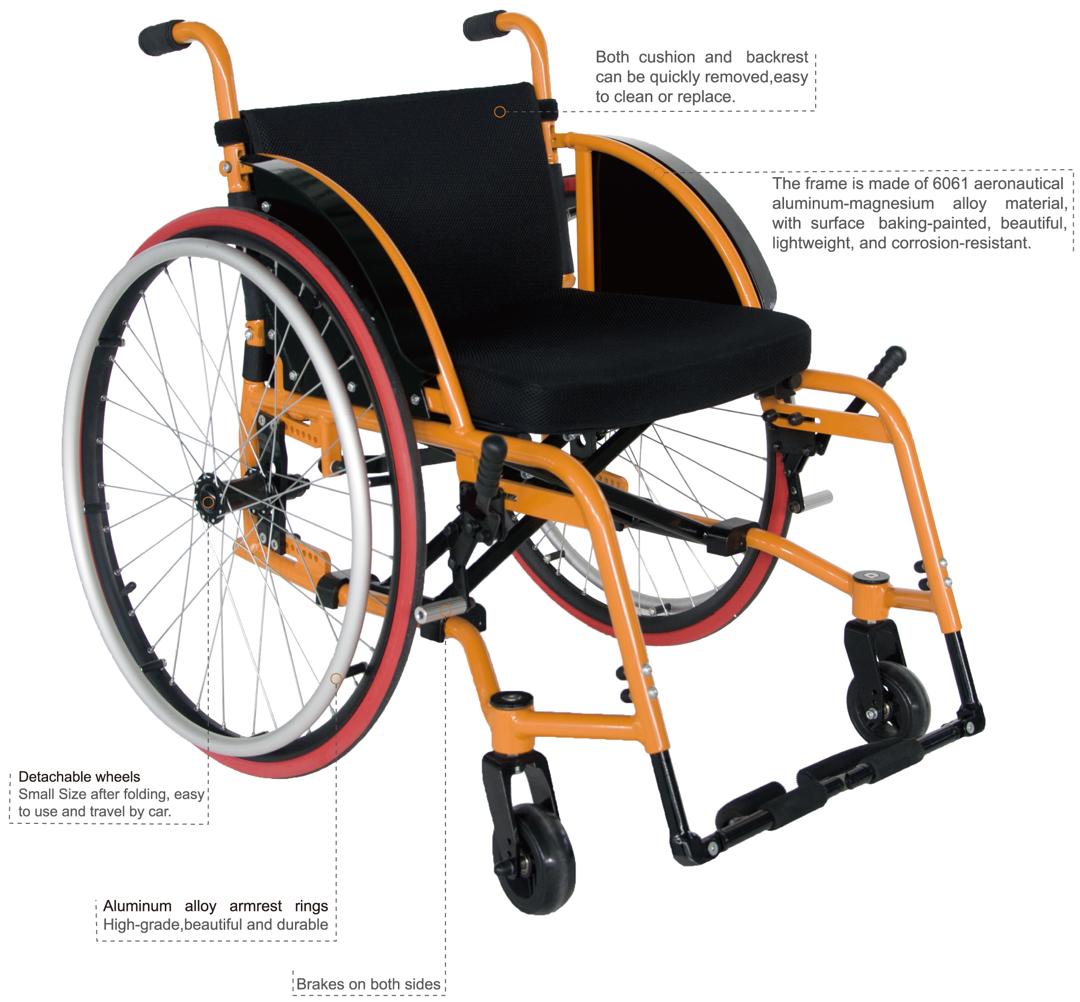 Manual wheelchair FC-m8